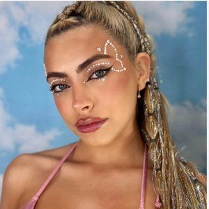 LUNAUTICS Daphne Pearl Butterfly Face Gems Brand NEW